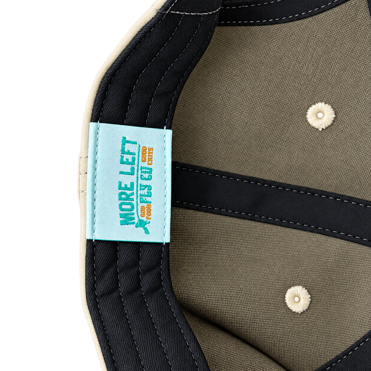 Permit Rope Snapback I Bone & Seafoam