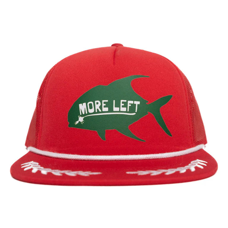 Red, White & Green More Left Permit Foam Trucker